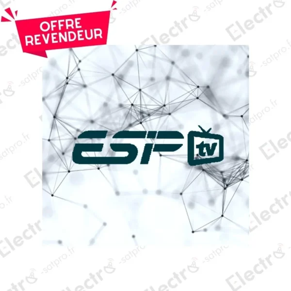 ESPTV panel IPTV avec 10 codes – Abonnement revendeur